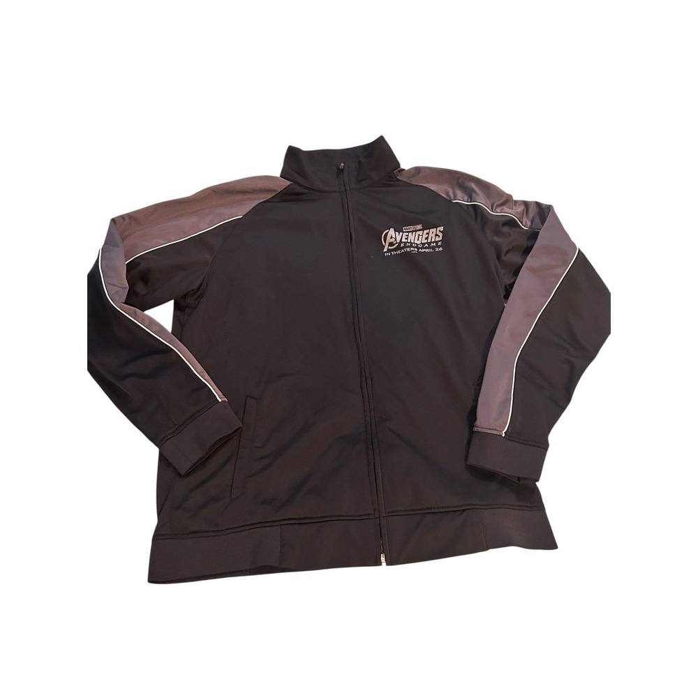 Marvel Studios Avengers Endgame In Theaters April 26 Reflective Logo TrackJacket